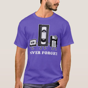 80s Vhs Never Forget Vintage retro T-Shirt