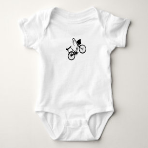80's Wheelie (Black) Baby Bodysuit