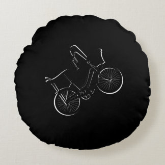80's Wheelie Round Cushion
