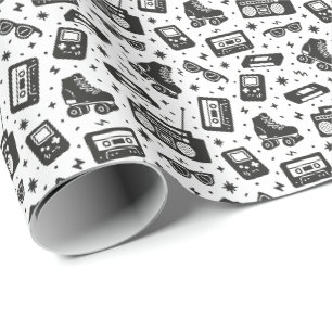80's wrapping paper