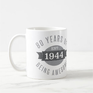80th Birthday Awesome 1944 Coffee Mug