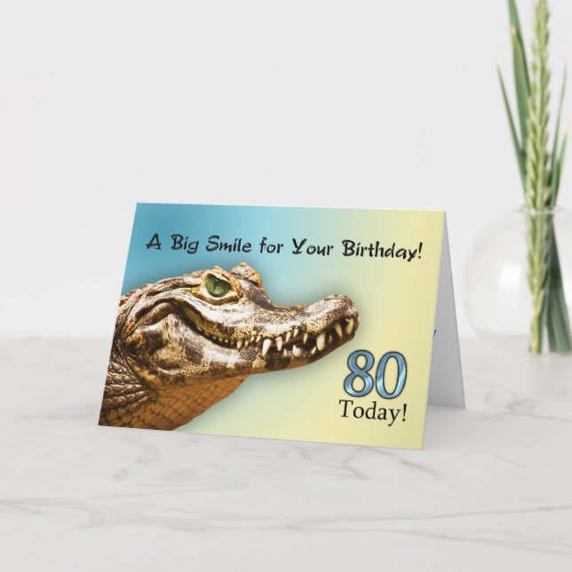 80th Birthday Card (Front)