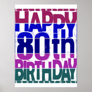 80th birthday_color poster