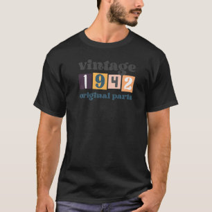 80th Birthday Cool Graphic Tees 1942 Vintage Origi