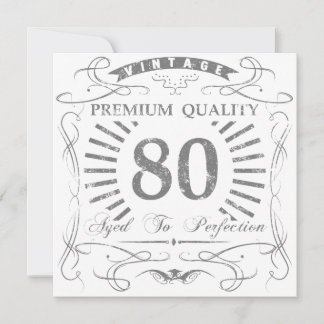 80th Birthday Gag Gift Card