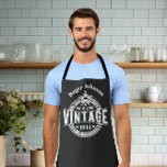 80th Birthday Gift Vintage Aged to perfection Apron<br><div class="desc">Creative 80th birthday gift idea for women and men,  brother and sister or best friend who born in 1941. Unique and fan 80th birthday gift ideas for her and him,  wife or husband. Designed by The Arty Apples Limited</div>