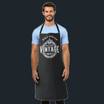 80th Birthday Gift Vintage Aged to perfection Apron<br><div class="desc">Creative 80th birthday gift idea for women and men,  brother and sister or best friend who born in 1941. Unique and fan 80th birthday gift ideas for her and him,  wife or husband. Designed by The Arty Apples Limited</div>