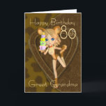 80th Birthday Great Grandma Cutie Pie Animal Colle Card<br><div class="desc">80th Birthday Great Grandma Cutie Pie Animal Collection</div>