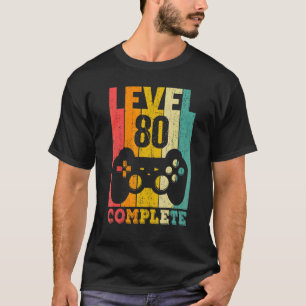 80th Birthday Ladies Mens Level 80 Years 1942 T-Shirt