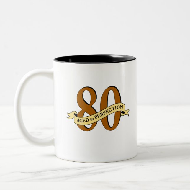 80th Birthday Mug (Left)