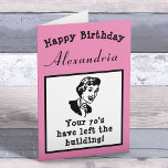 80th Birthday Over The Hill Funny Personalised Card<br><div class="desc">Say happy 80th birthday and have some fun with this vintage retro style birthday card with that "over the hill" vibe. Easily customised using the template provided.</div>