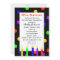 80th Birthday Party Invitation Candles and Dots