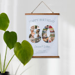 80th Birthday Photo Collage Elegant and Timeless Hanging Tapestry<br><div class="desc">As the saying goes, "Life begins at 80, " and what better way to commemorate this incredible journey than with a one-of-a-kind birthday Picture Ledge that truly captures a lifetime of memories! A heartfelt and visually stunning tribute to the remarkable life. From cherished childhood moments to unforgettable milestones, each photo...</div>