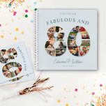 80th Birthday Photo Collage Milestone Guestbook Notebook<br><div class="desc">As the saying goes, "Life begins at 80, " and what better way to commemorate this incredible journey than with a one-of-a-kind birthday Guestbook that truly captures a lifetime of memories! A heartfelt and visually stunning tribute to the remarkable life. From cherished childhood moments to unforgettable milestones, each photo tells...</div>