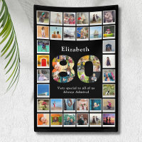 80th Birthday Photo Template