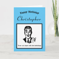 80th Birthday Retro Cartoon Funny Personalised