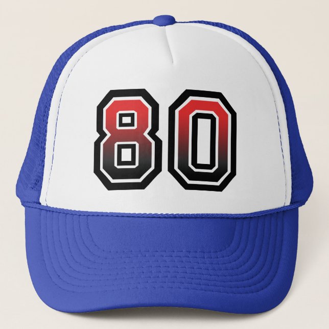 80th Birthday Trucker Hat (Front)