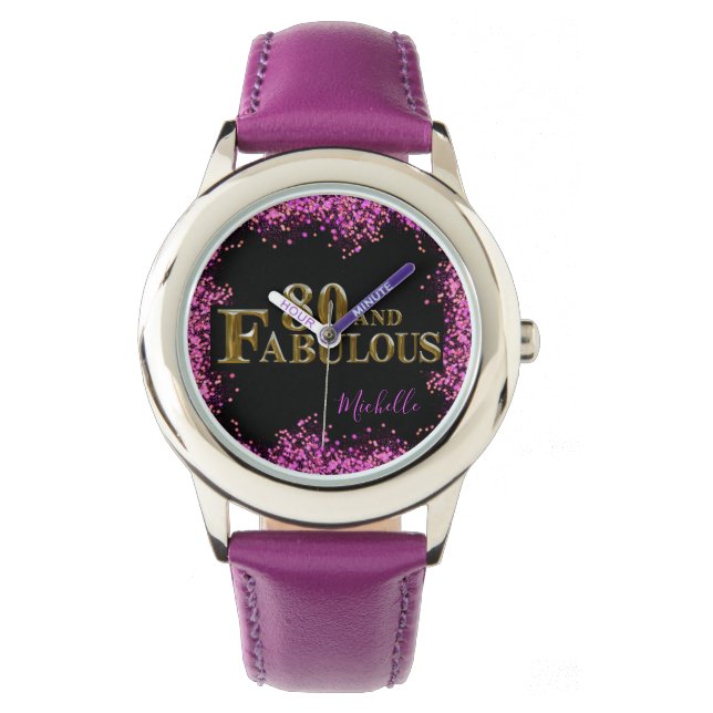 80th Birthday  Watch (Front)