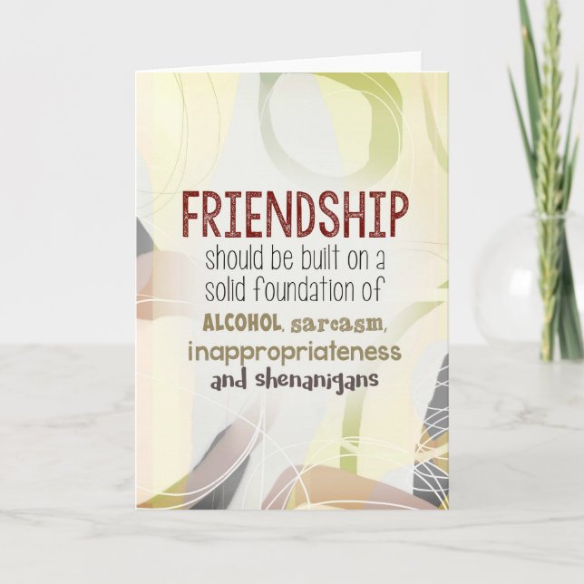 810.friendship-shenanigans card (Front)