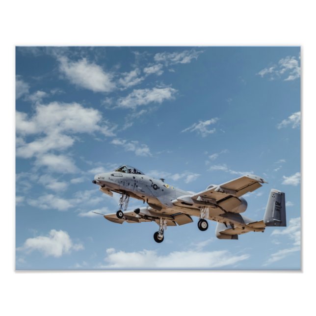 8154-A-10 Military Plane Photo Print (Front)