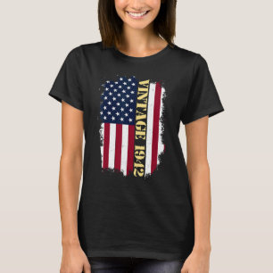 81 Year Old Vintage US Flag 1942 American Flag 81s T-Shirt