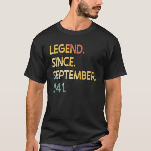 81 Years Old Legend Since September 1941 81st Birt T-Shirt