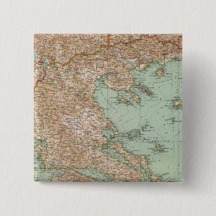 8283 Greece 15 Cm Square Badge