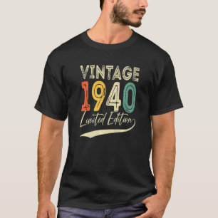82 Year Old 82th Birthday 1940 Vintage T-Shirt