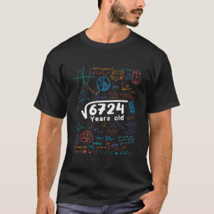 82 Year Old Men Women 82Th Birthday Gift Square Ro T-Shirt