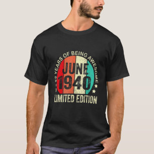 82 Years Old June 1940 82nd Birthday T-Shirt