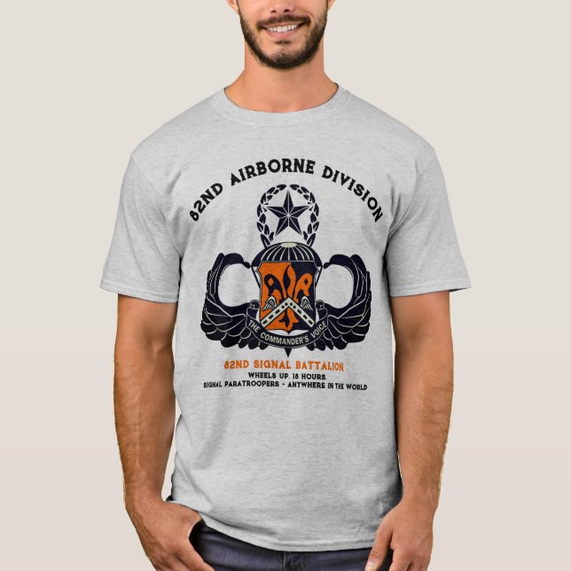 82d SIGNAL BN Tshirt- alternate design xmas 2022 T T-Shirt (Front)