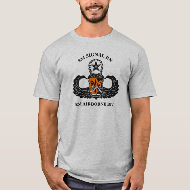 82d SIGNAL BN Tshirt- Original design T-Shirt (Front)