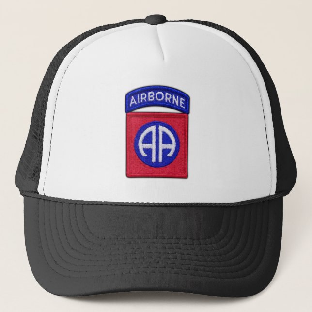 82nd ABN Airborne Div Vets LRRP Trucker Hat (Front)