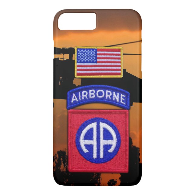 82nd ABN Airborne Division Fort Bragg Veterans Case-Mate iPhone Case (Back)