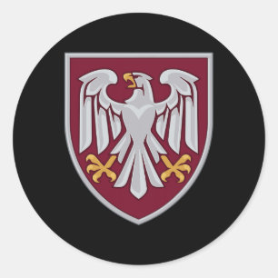 82nd Air Ault Brigade (ukraine) Ukrainian Military Classic Round Sticker
