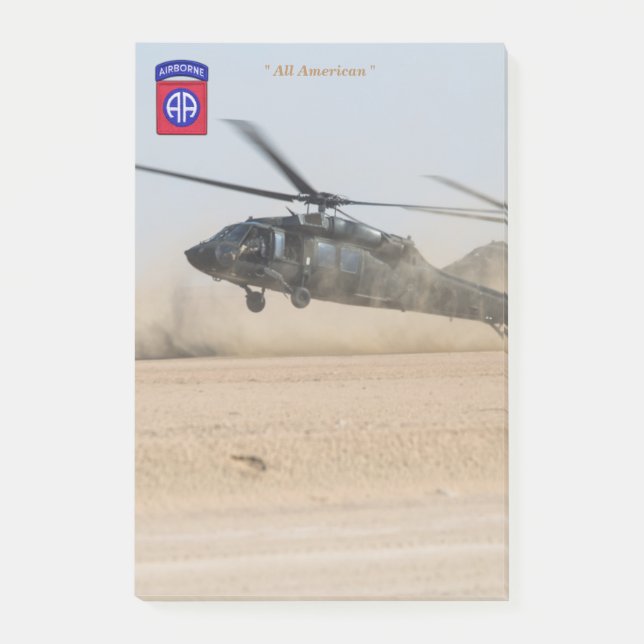 82nd airborne all american fort campbell vets post-it notes (Front)