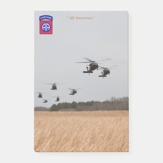 82nd airborne all american fort campbell vets post-it notes (Front)