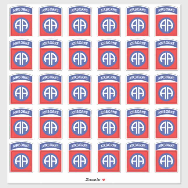 82nd Airborne All American patch x30 (Sheet)
