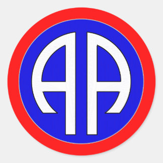 82nd AIRBORNE- ARMY Classic Round Sticker