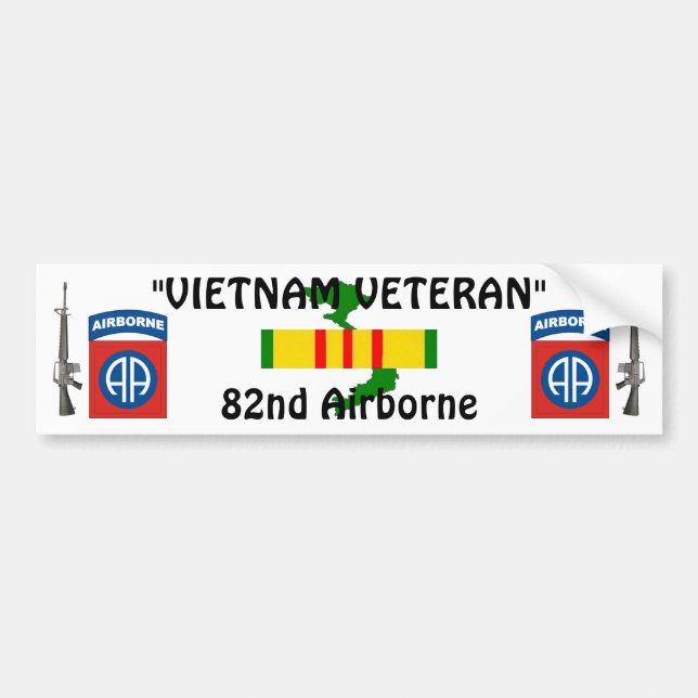 82nd Airborne bumper sticker 2 (Front)