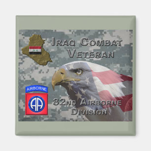 82nd Airborne Div Iraq Combat Veteran Magnet
