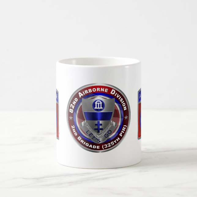 82nd Airborne Division 2nd Brigade 325th PIR Coffee Mug (Center)