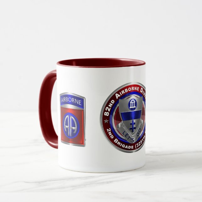 82nd Airborne Division 2nd Brigade 325th PIR Mug (Front Left)