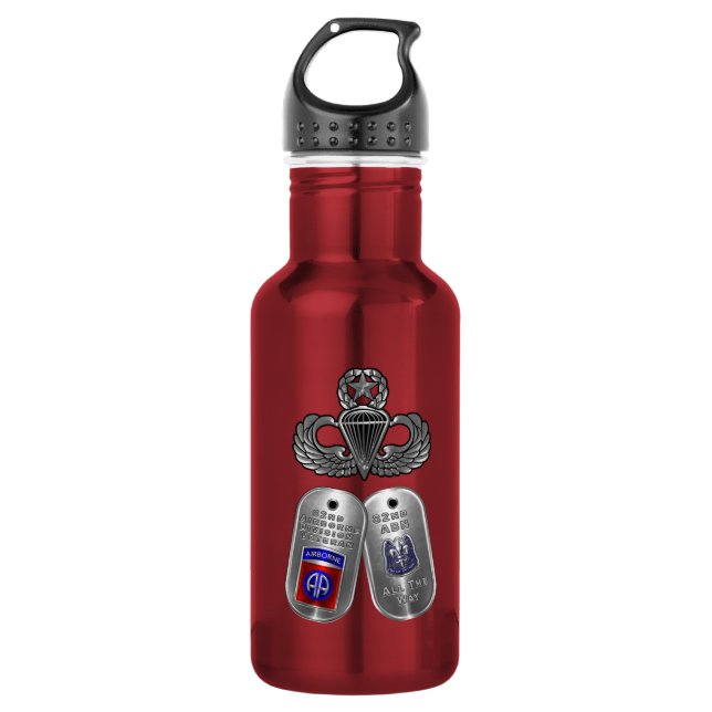 82nd Airborne Division 532 Ml Water Bottle (Front)