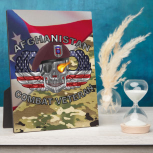 82nd   Airborne Division Afghanistan Veteran Plaque
