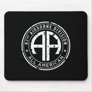 82nd Airborne Division "All American" Distressed Mouse Pad