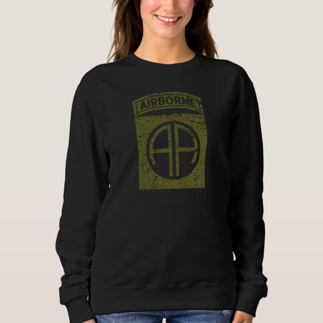 82nd Airborne Division "All American" Distressed Sweatshirt (Front)