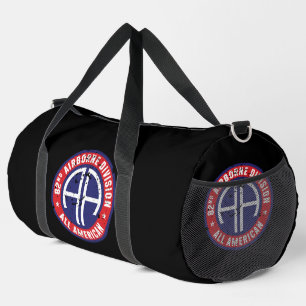 82nd Airborne Division "All American" Grunge Duffle Bag