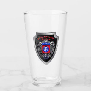 82nd Airborne Division “All American” Shield Glass
