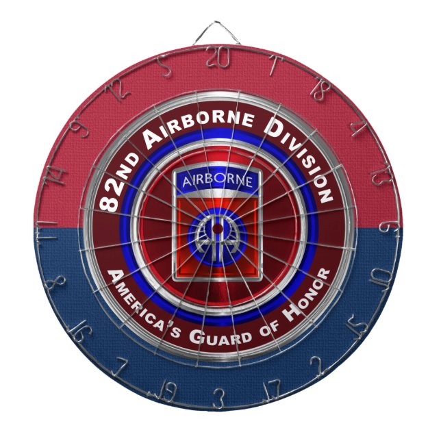 82nd Airborne Division “All Americans” Dartboard (Front)